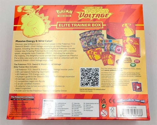 Vivid Voltage Elite Trainer Box - Pokemon Kort (BMO) (A Grade)